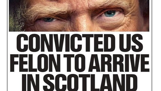 The sensational cover calling 'Trump a convicted felon' instantly went viral on the internet.(X)