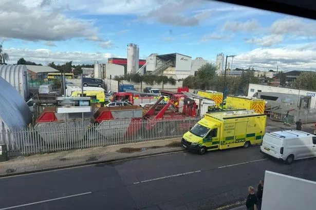 Police, paramedics and fire crews attended the scene