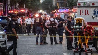 An off-duty officer of the New York Police Department (NYPD) was also killed in the shooting, AP reported, citing sources. (Bloomberg)