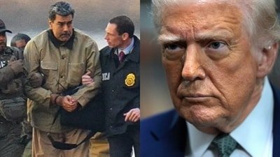 The US military on Donald Trump's orders, captured and flew Nicolas Maduro from Venezuela to the US to be indicted. (X/@TTendenciaX, X/@RealJamesWoods) The US military on Donald Trump's orders, captured and flew Nicolas Maduro from Venezuela to the US to be indicted. (X/@TTendenciaX, X/@RealJamesWoods)
